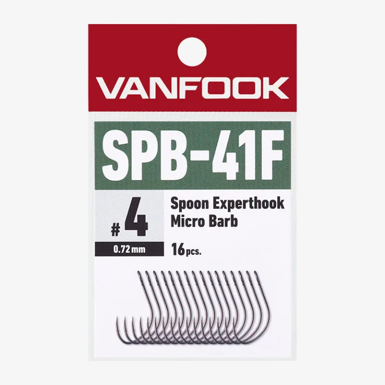 Vanfook Spoon Experthook Medium Heavy Micro Barb with PTFE SPB-41F #6